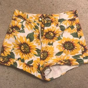 High waisted shorts
